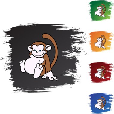 Maymun web düğmesi