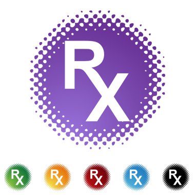 Reçete sembolü kutsal kişilerin resmi düğme