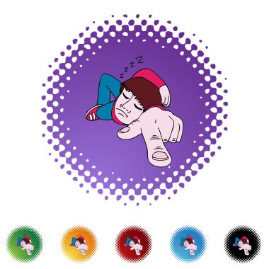 Tembel çocuk web simgesi