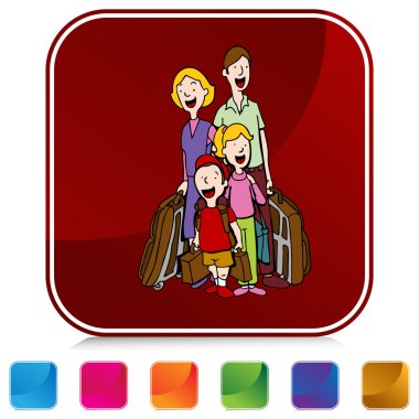 Otel konukları Set düğmesi