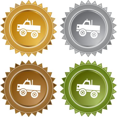 Canavar kamyon web düğmesi