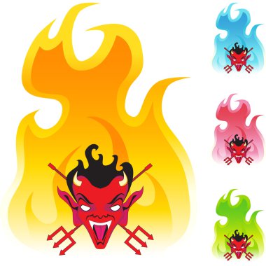 Şeytan web düğmesi