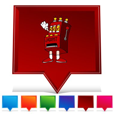 Slot makinesidir Gemstone düğme kümesi