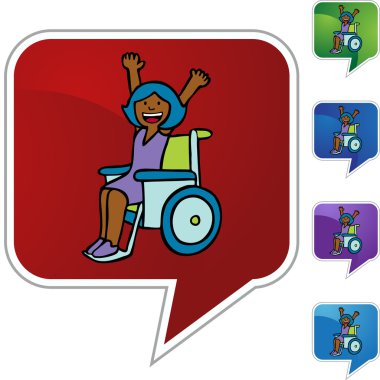 Engelli kızı düğmesi