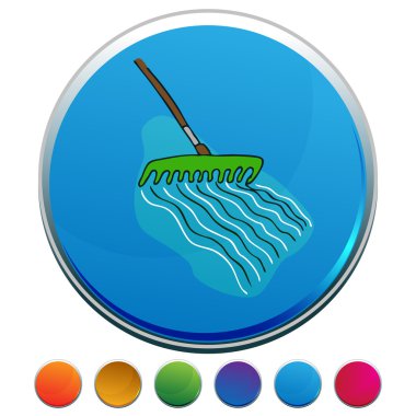 Yan yatan toprak düğme kümesi