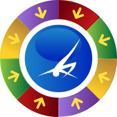 Aksiyon sopa rakam poz