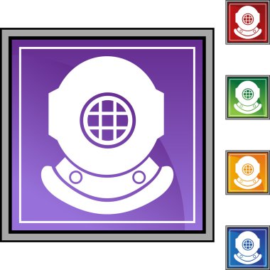 Dalış kask web düğmesi