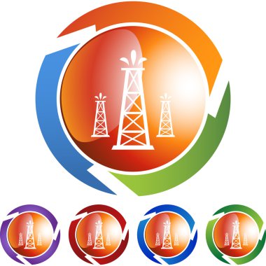 Petrol kuyusu web düğmesi