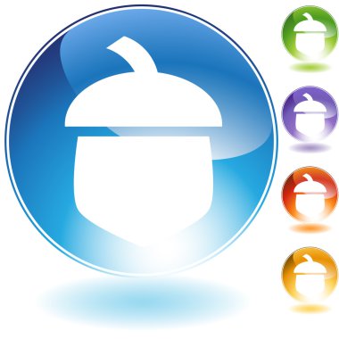 meşe palamudu kristal simgesi