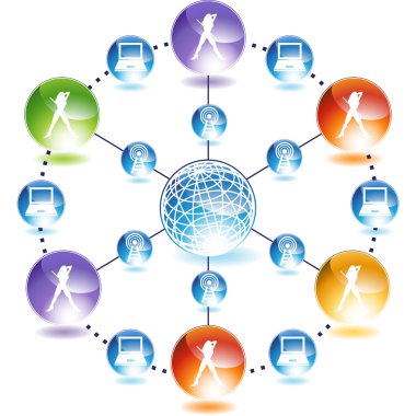Dansçı web düğmesi