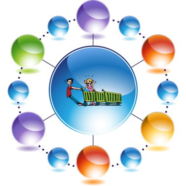 Erkek ve kadın kırık arabası ile