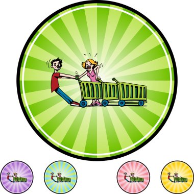 Erkek ve kadın kırık arabası ile