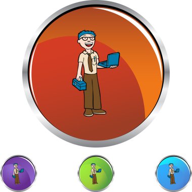 Bilgisayar onarım web simgesi