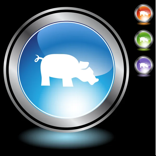 Icon-Set für Schweine — Stockvektor