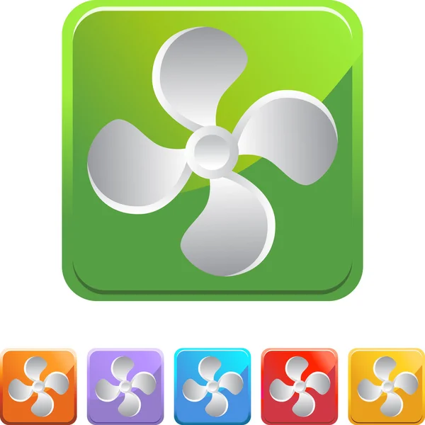 Fan icono web — Vector de stock