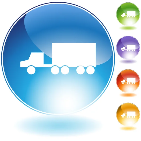 Zestaw ikon ciężarówka — Wektor stockowy