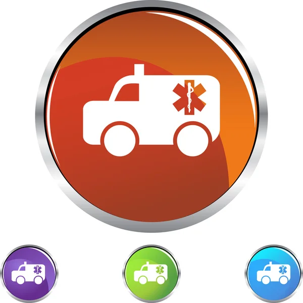 Paramedics web icon — Stock Vector