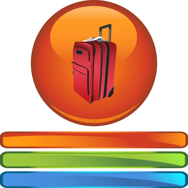 Luggage web icon — Stock Vector