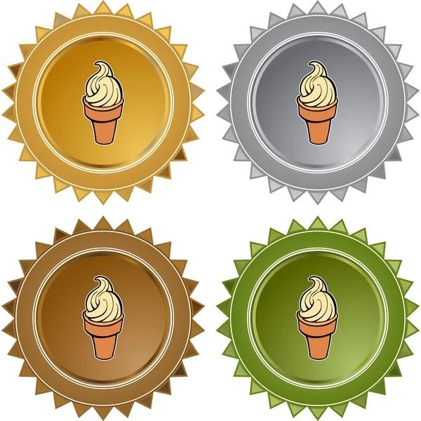 Cono de helado — Vector de stock