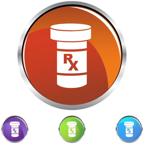 Icona web del farmaco — Vettoriale Stock