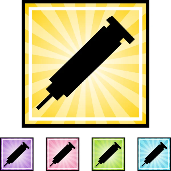 Syringe web icon — Stock Vector