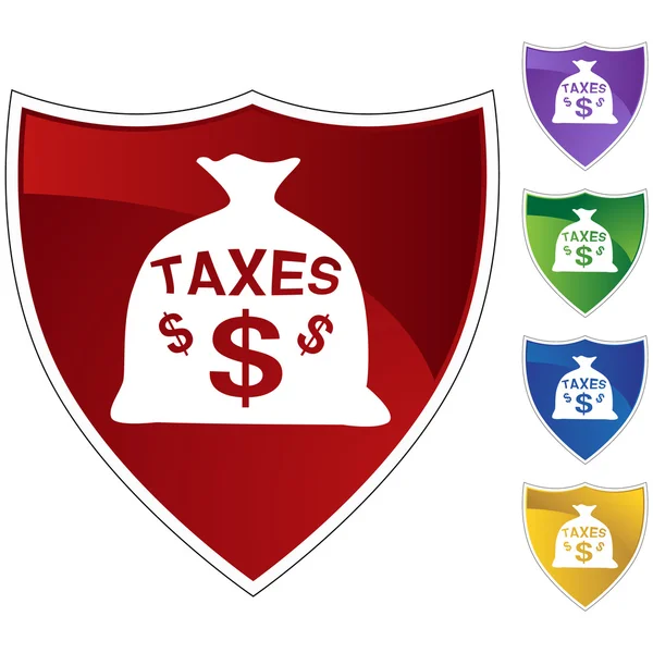 Steuern Web-Symbol — Stockvektor