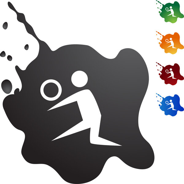 Volleyball Player  web icon
