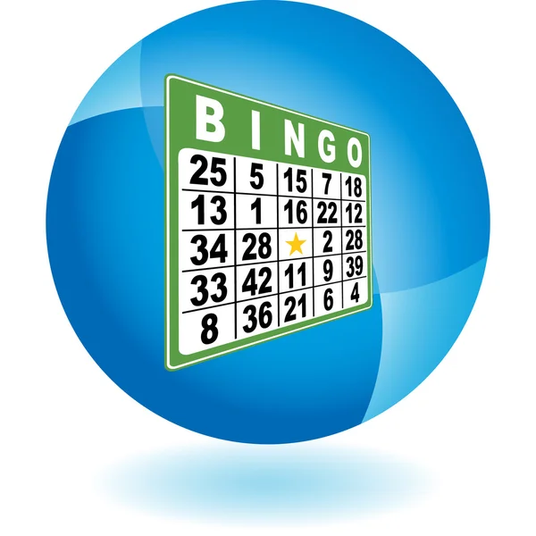 Bingo web icon — Stock Vector