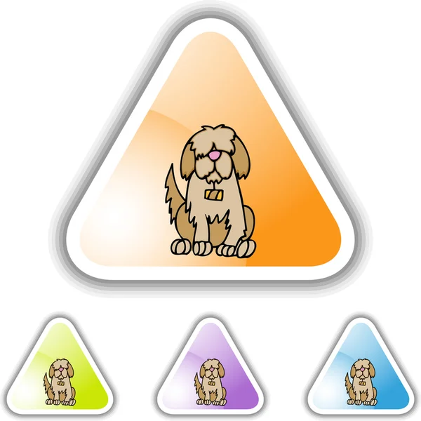 Saint Bernard web pictogram — Stockvector
