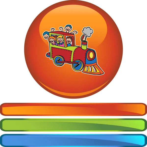 Tren Ride icono web — Vector de stock