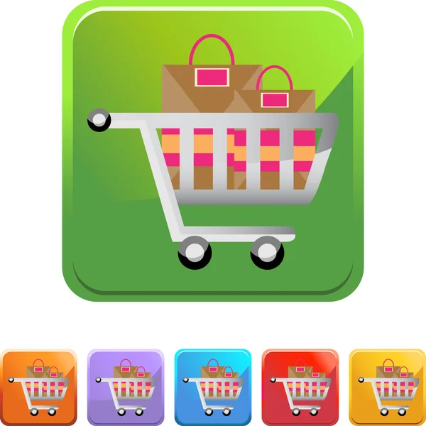 Shopping Cart web icon — Stock Vector