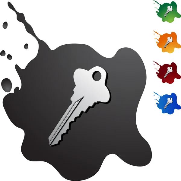 Genérico Key web icon — Vector de stock