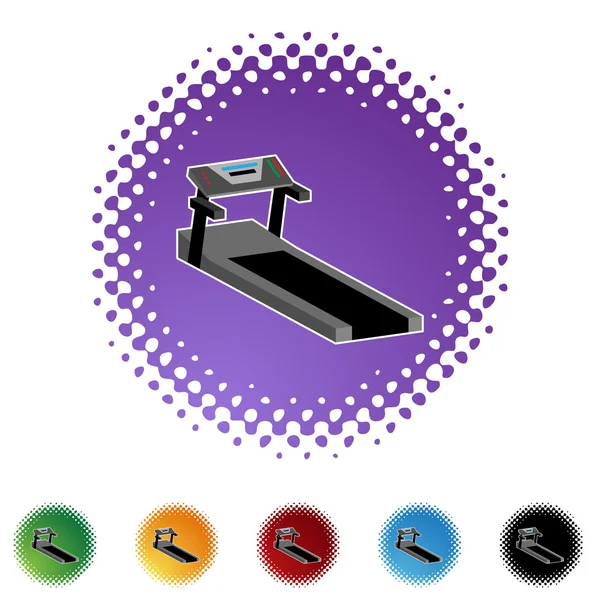 Treadmill icono web — Archivo Imágenes Vectoriales