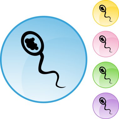 Sperm hücresi web düğmesi