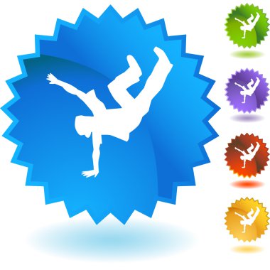 Break dansçı web düğmesi