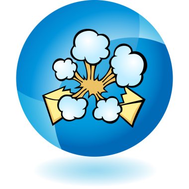 Silinen e-posta web simgesi