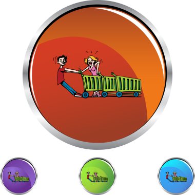 Erkek ve kadın kırık arabası ile