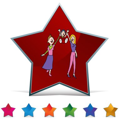 Lezbiyen Eşcinsel evlat edinme düğme kümesi