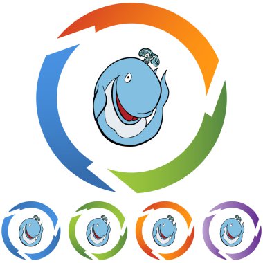 Balina web düğmesi