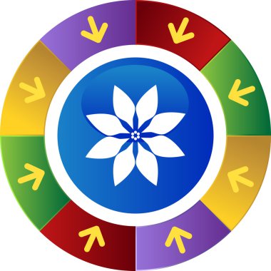 Atatürk çiçeği web düğmesi