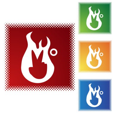 İkinci derece yanık web düğmesi