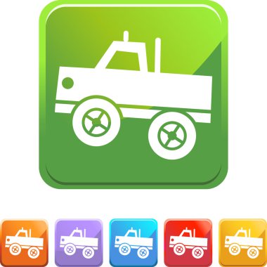 Canavar kamyon web düğmesi