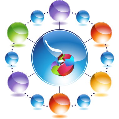 İş grafiği web simgesi