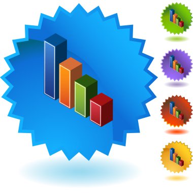 Çubuk grafik web düğmesi