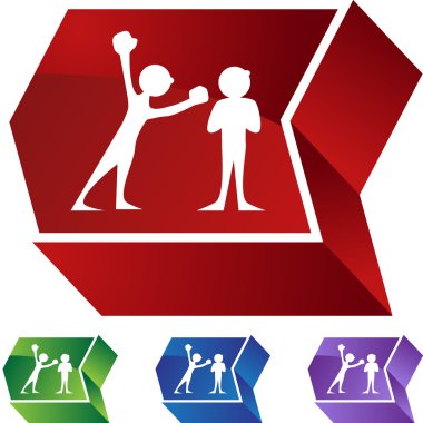 İnsanlar web simgesi savunarak