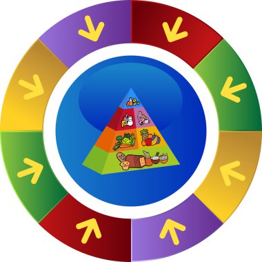 Besin Piramidi web düğmesi