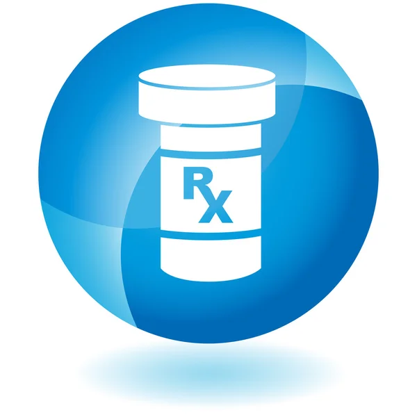 Εικονίδιο web φαρμακευτική αγωγή — Διανυσματικό Αρχείο