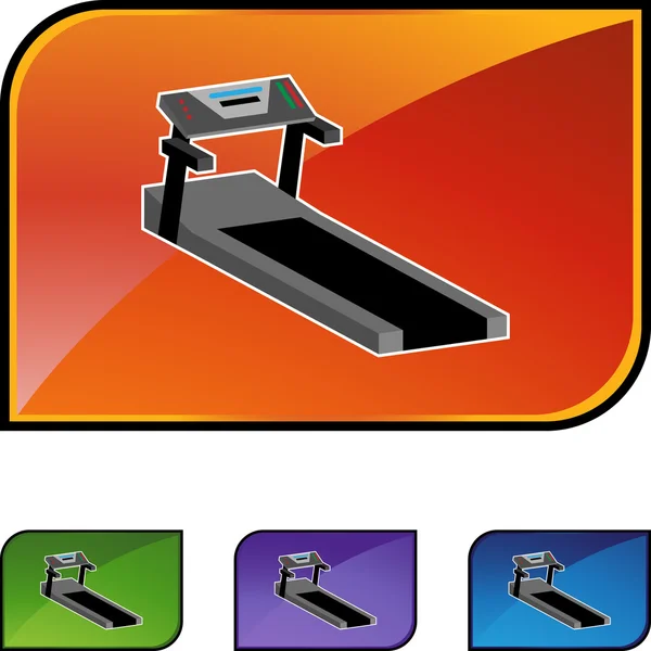 Treadmill icono web — Archivo Imágenes Vectoriales