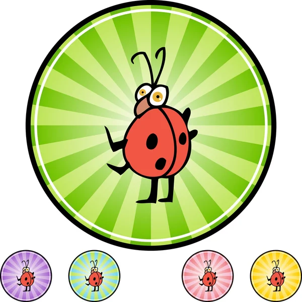 Ladybug — Stock Vector