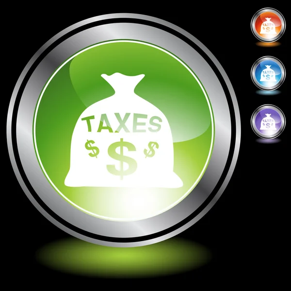 Taxes web icon — Stock Vector